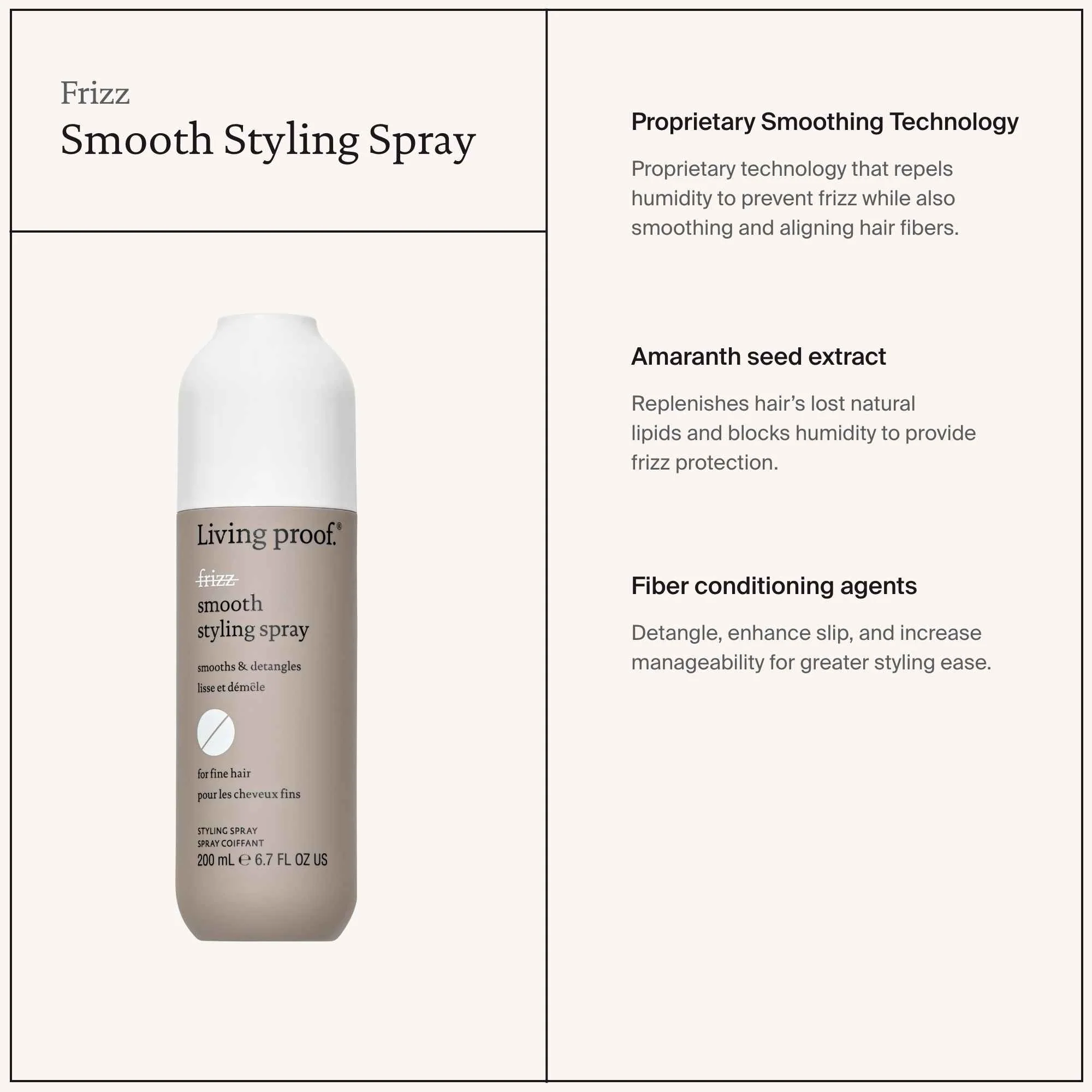 No Frizz Smooth Styling Spray - Image 4